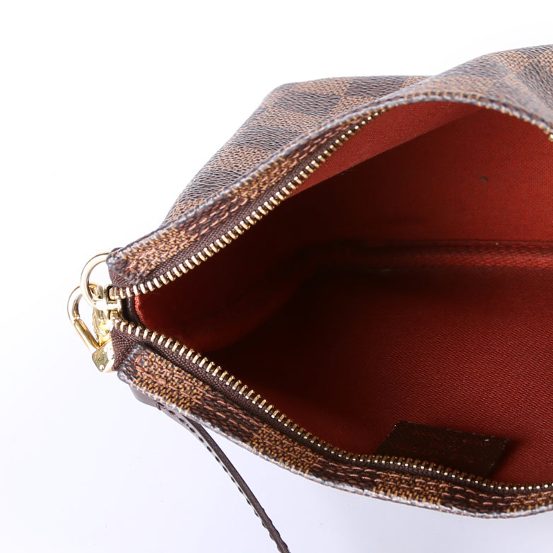 【希少】 LOUIS VUITTON Damier Ebene Trousse Make Up Pouch Louis Vuitton Trousse Make Up Pochette Damier Ebene – Coco
