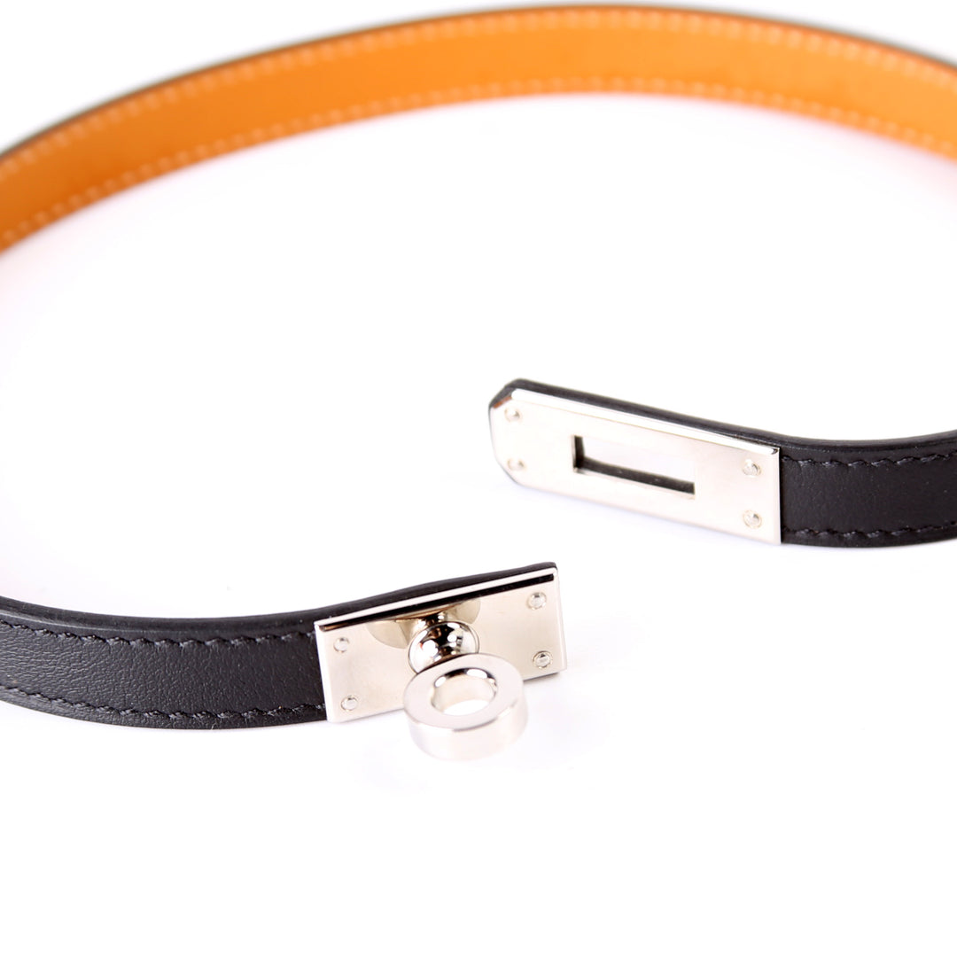 Kelly Choker Swift Leather Necklace