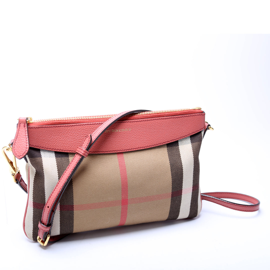 House check crossbody bag deals