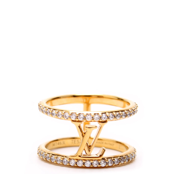 極美品］22AW 美品 ルイ ヴィトン LV CRYSTALS RING LV