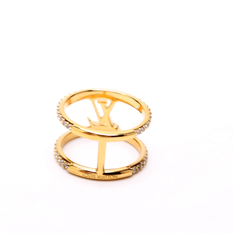 ルイヴィトン size8 LV Iconic Crystal Large Ring Size 8