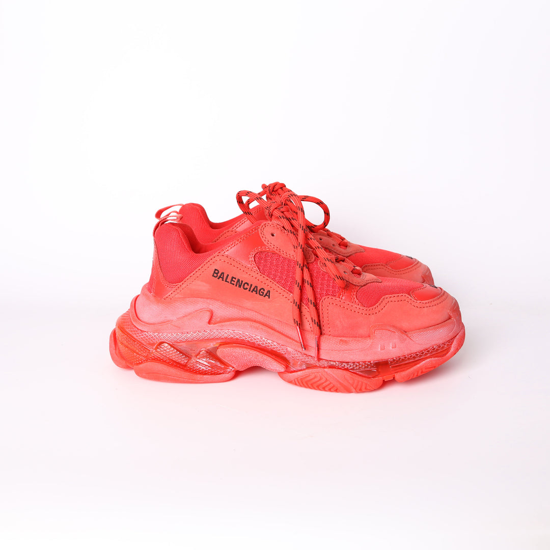 訳あり BALENCIAGA Triple S サイズ40 レッド　トリエス 訳あり BALENCIAGA Triple S サイズ40 レッド トリエス