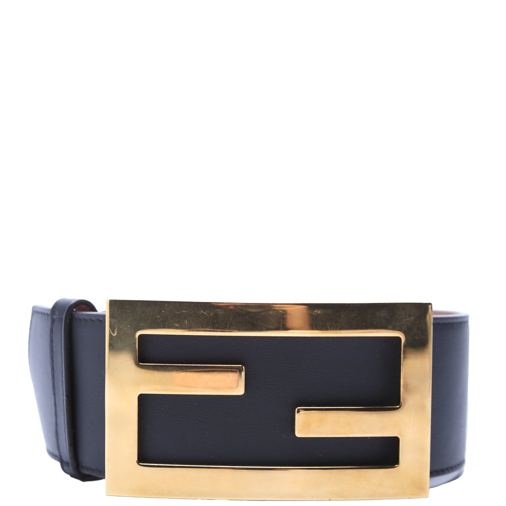 がじゅまる Fendi FF Belt Gold FF Belt Leather Beige | Fendi