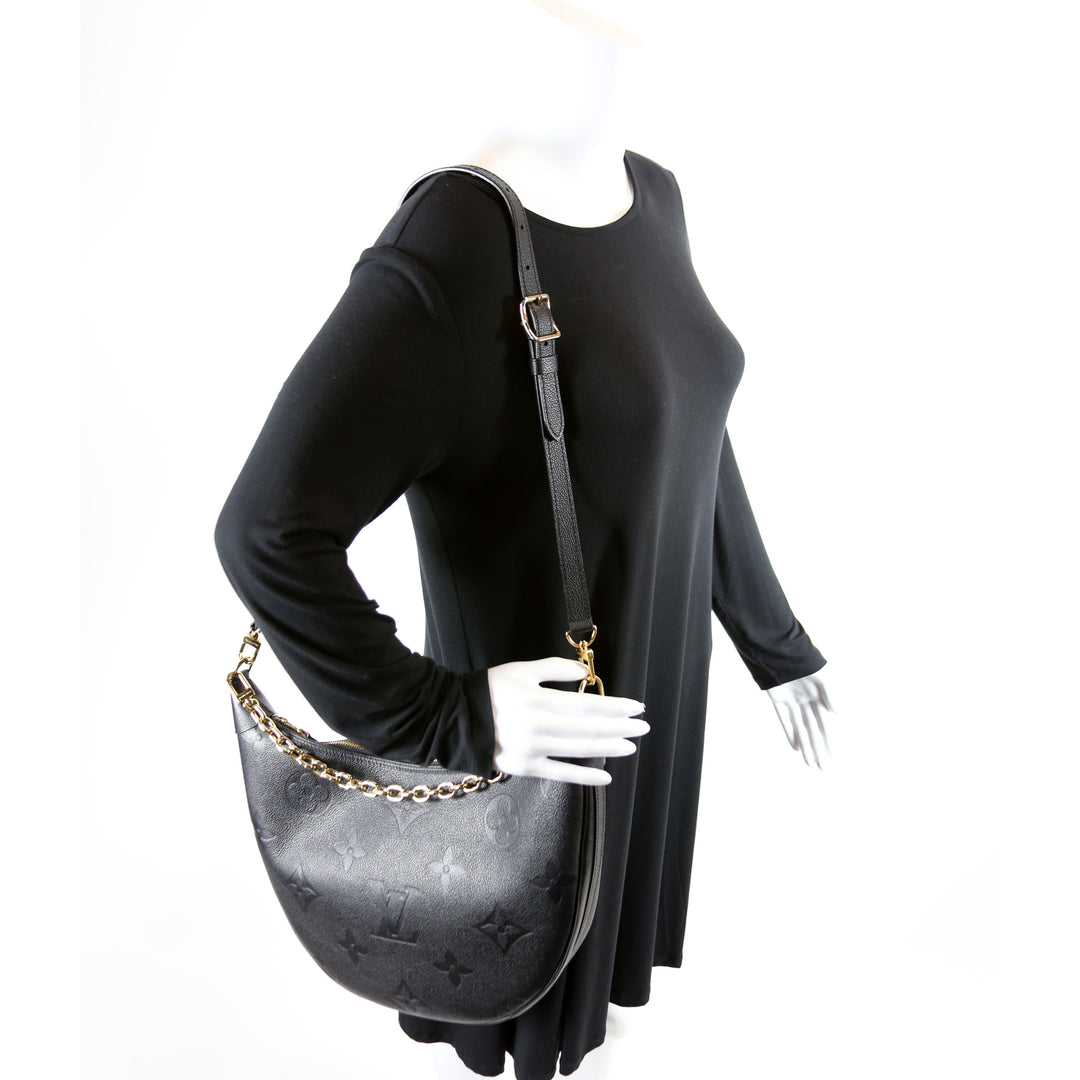 Loop Hobo Empreinte Black