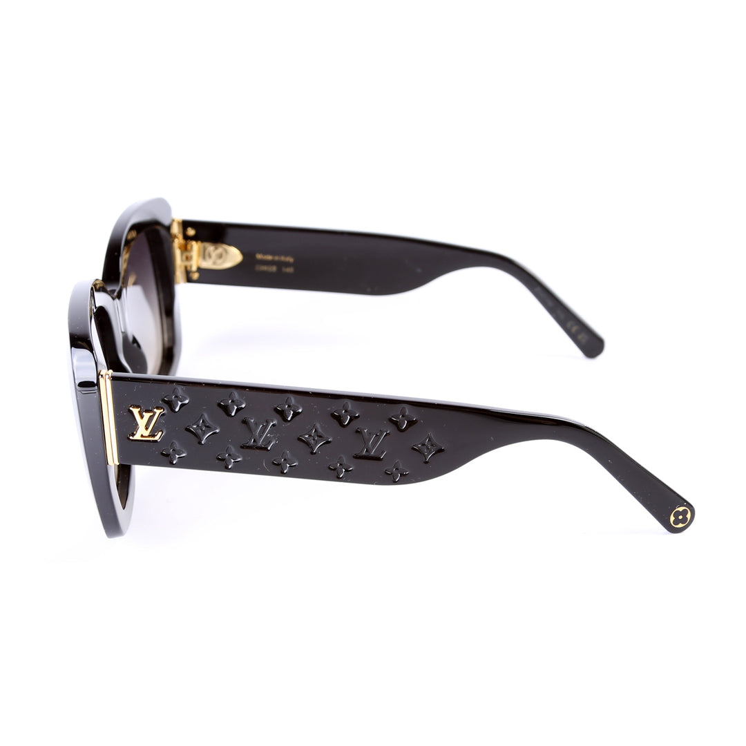 LV Empreinte Square Acetate Sunglasses Black display picture 1