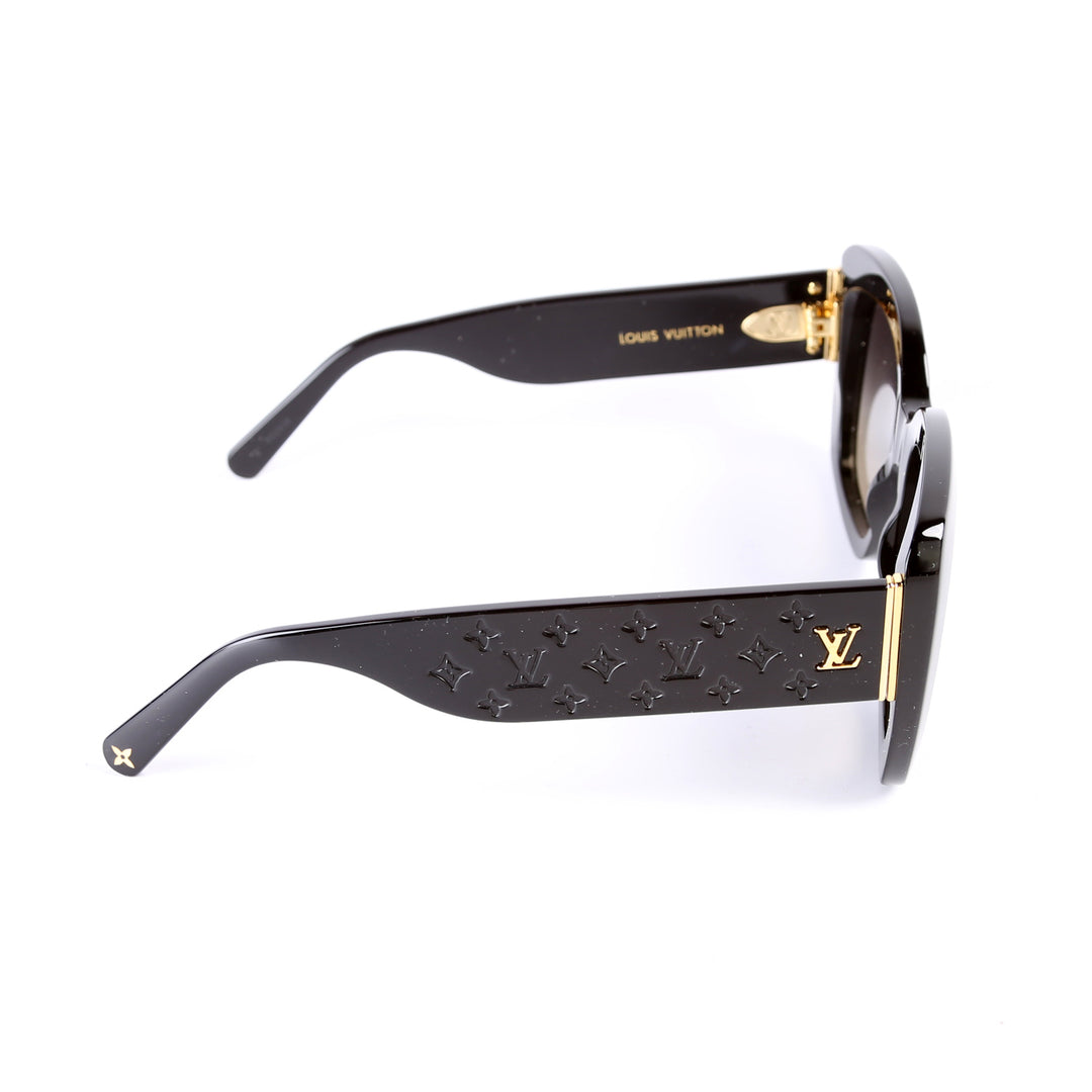 LV Empreinte Square Acetate Sunglasses Black display picture 1