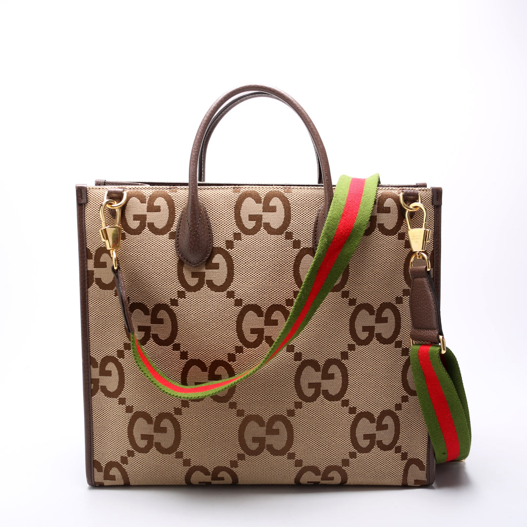 美品　GUCCI トートバッグ GUCCI プリント ラージ トートバッグ ・ベージュ キャンバス | GUCCI公式