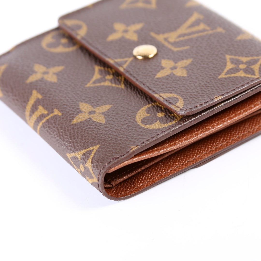 Louis Vuitton deals monogram double-sided elise wallet