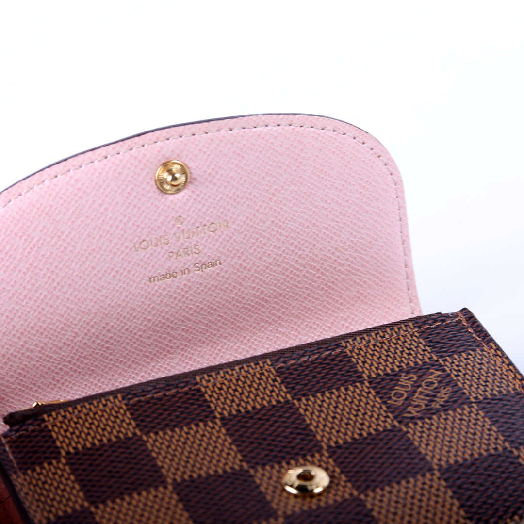 Rosalie Coin Purse ロザリコインケース Monogram Canvas & Leather Rosalie Coin Purse for Women
