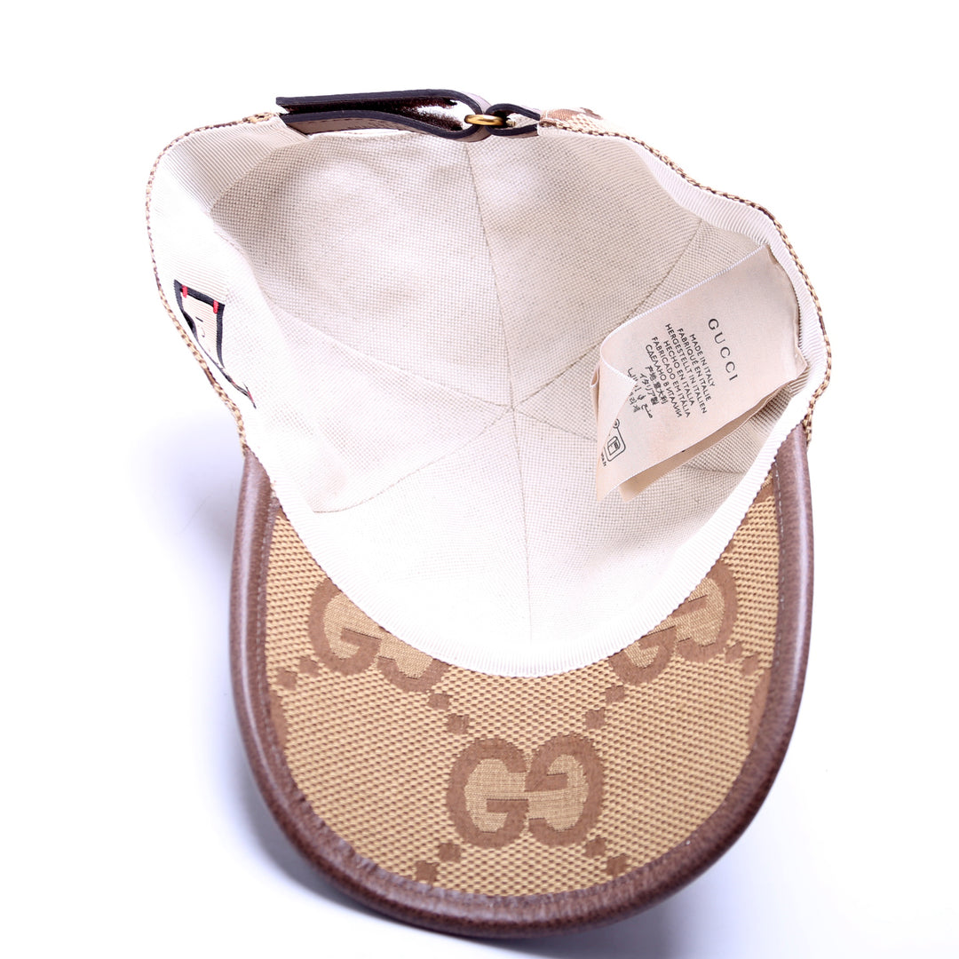 681264 Jumbo GG Baseball Cap Size XXL Brown