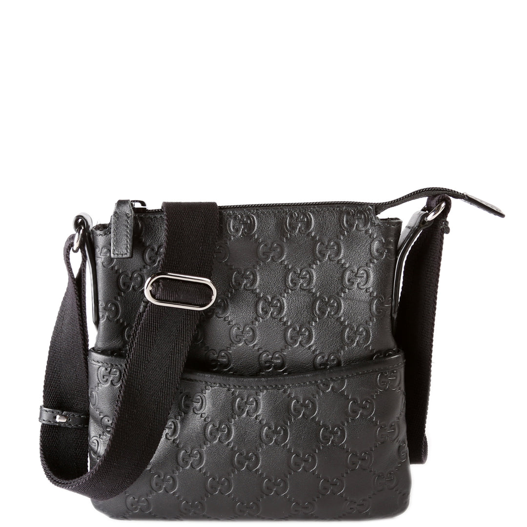 374416 Guccissima Mini Messenger Black