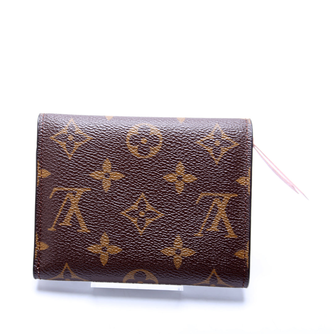 Victorine Wallet Monogram Pink