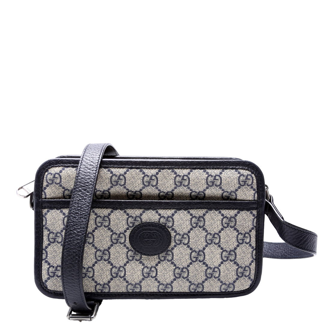 Gucci GGパターン ハンチング　Lサイズ GUCCI（グッチ） オールレザー ハンチング 帽子 S ブラック メンズ