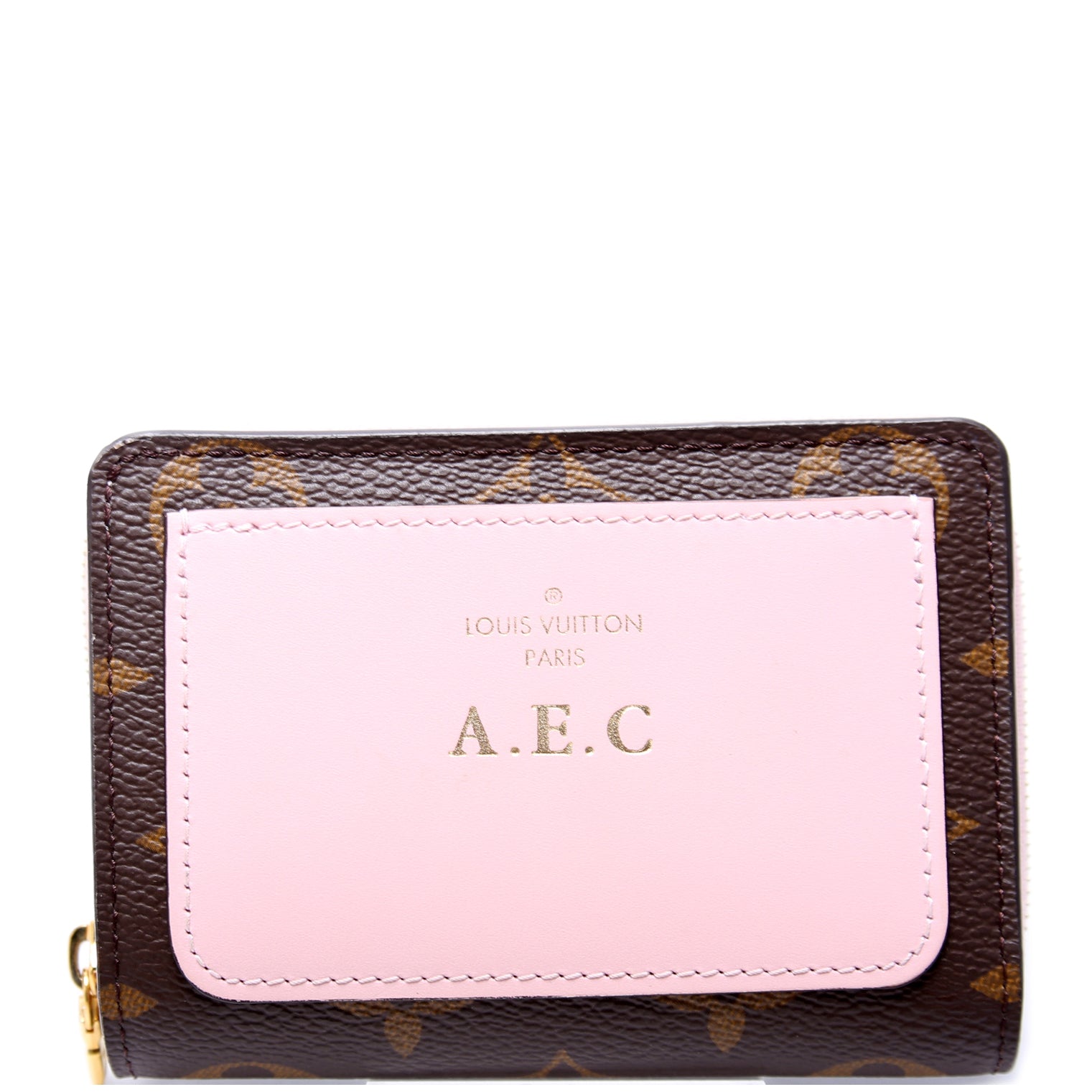 Lou Wallet Monogram Pink