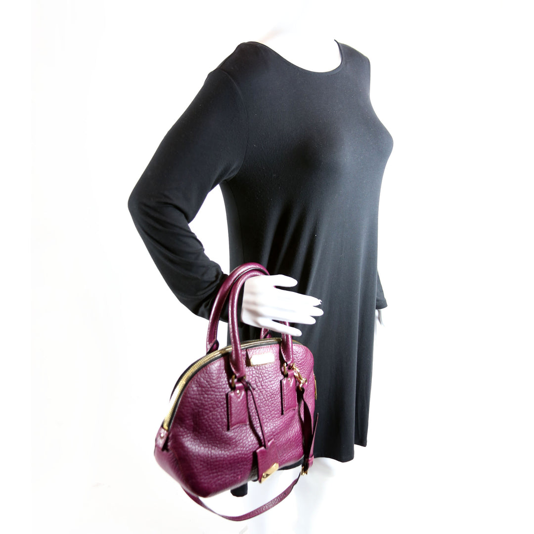 3882836 Orchard Bowling Bag Leather Small Purple 3882836 Orchard Bowling Bag Leather Small Purple