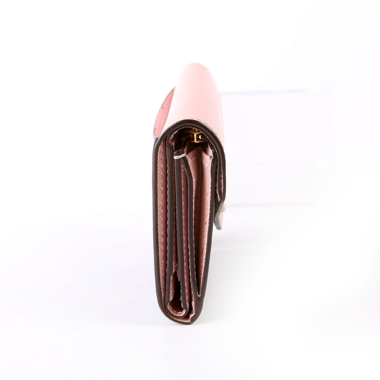 Zoe Wallet Monogram Pink