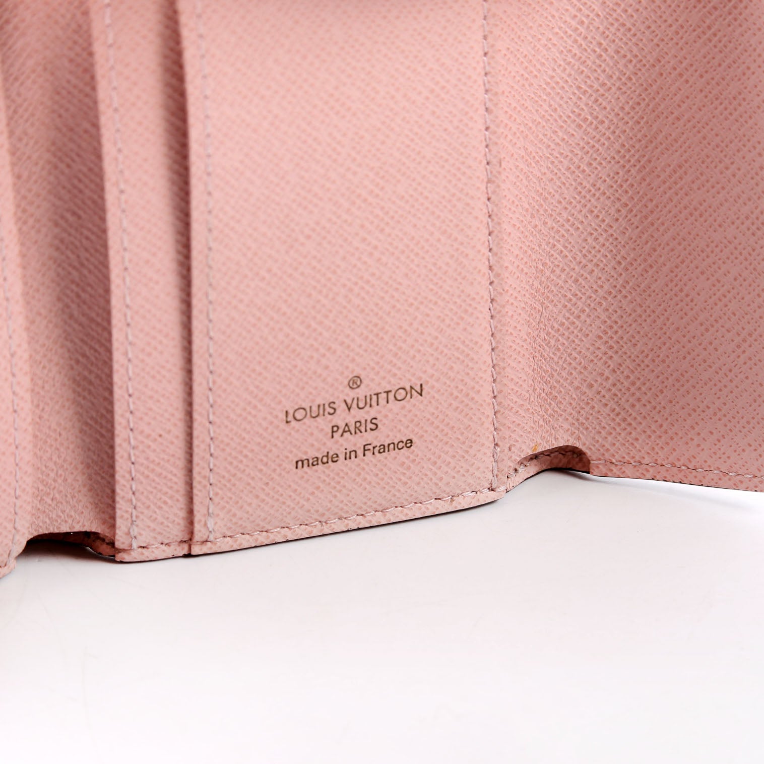 Zoe Wallet Monogram Pink