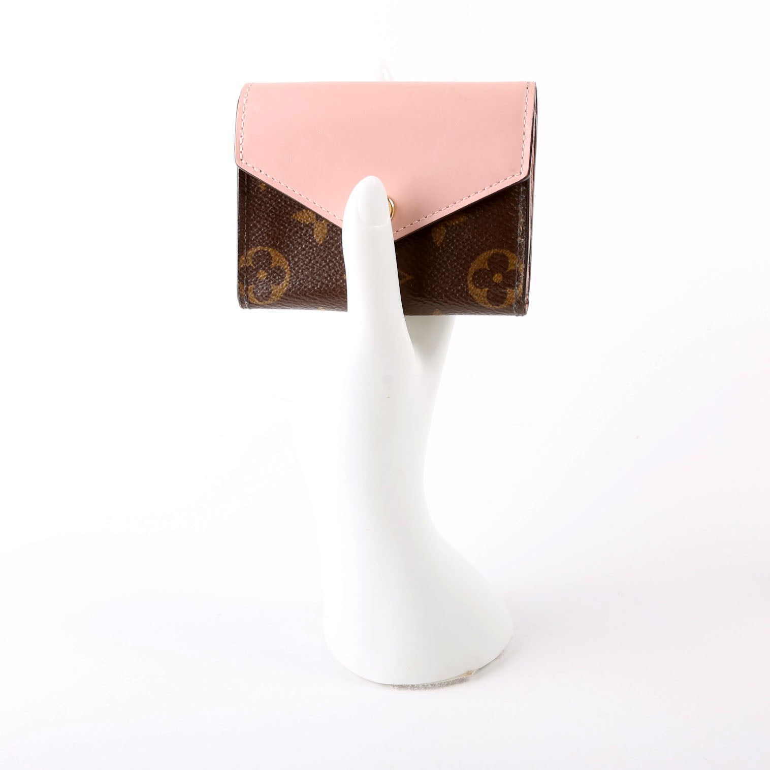 Zoe Wallet Monogram Pink