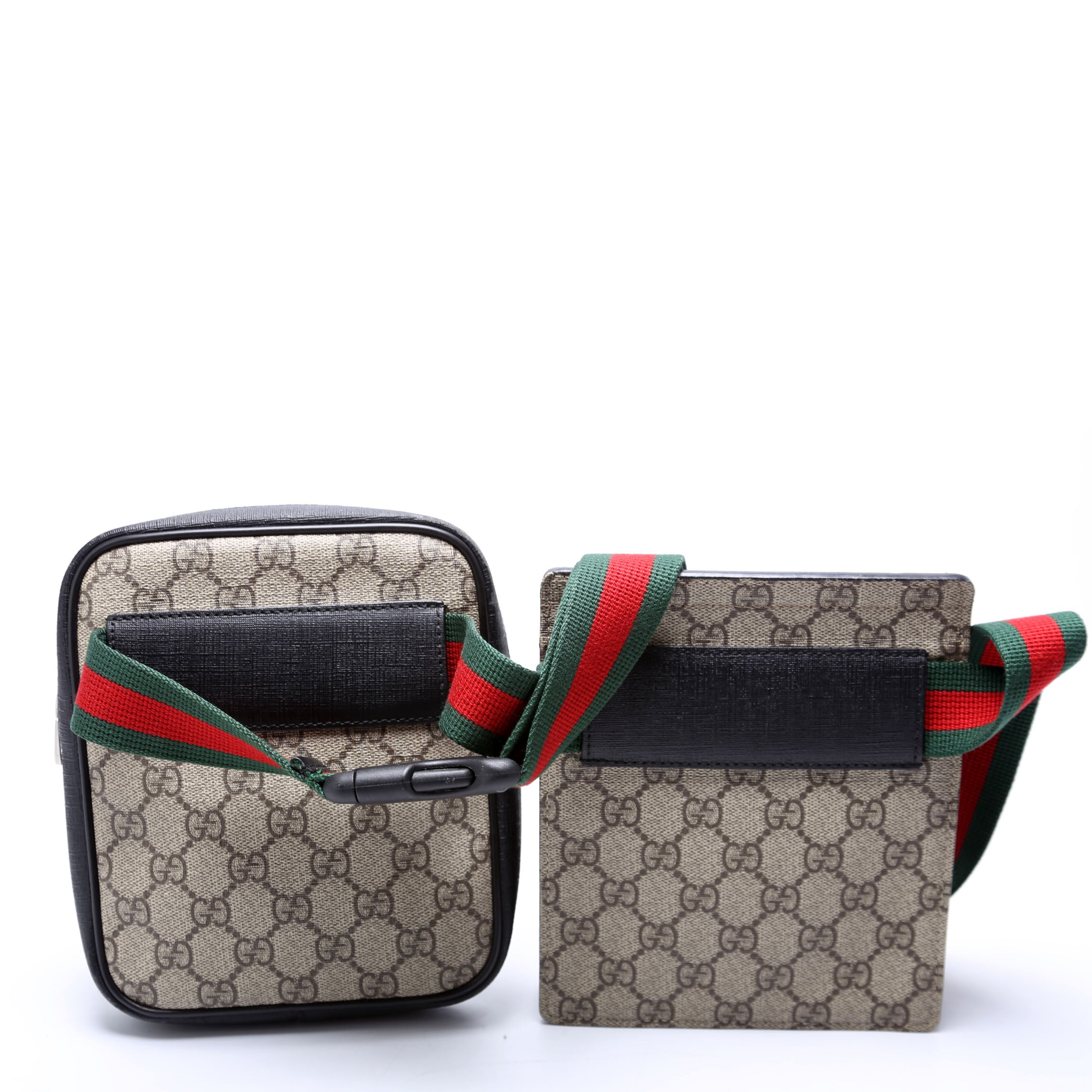 450956 GG Supreme Belt Bag Black