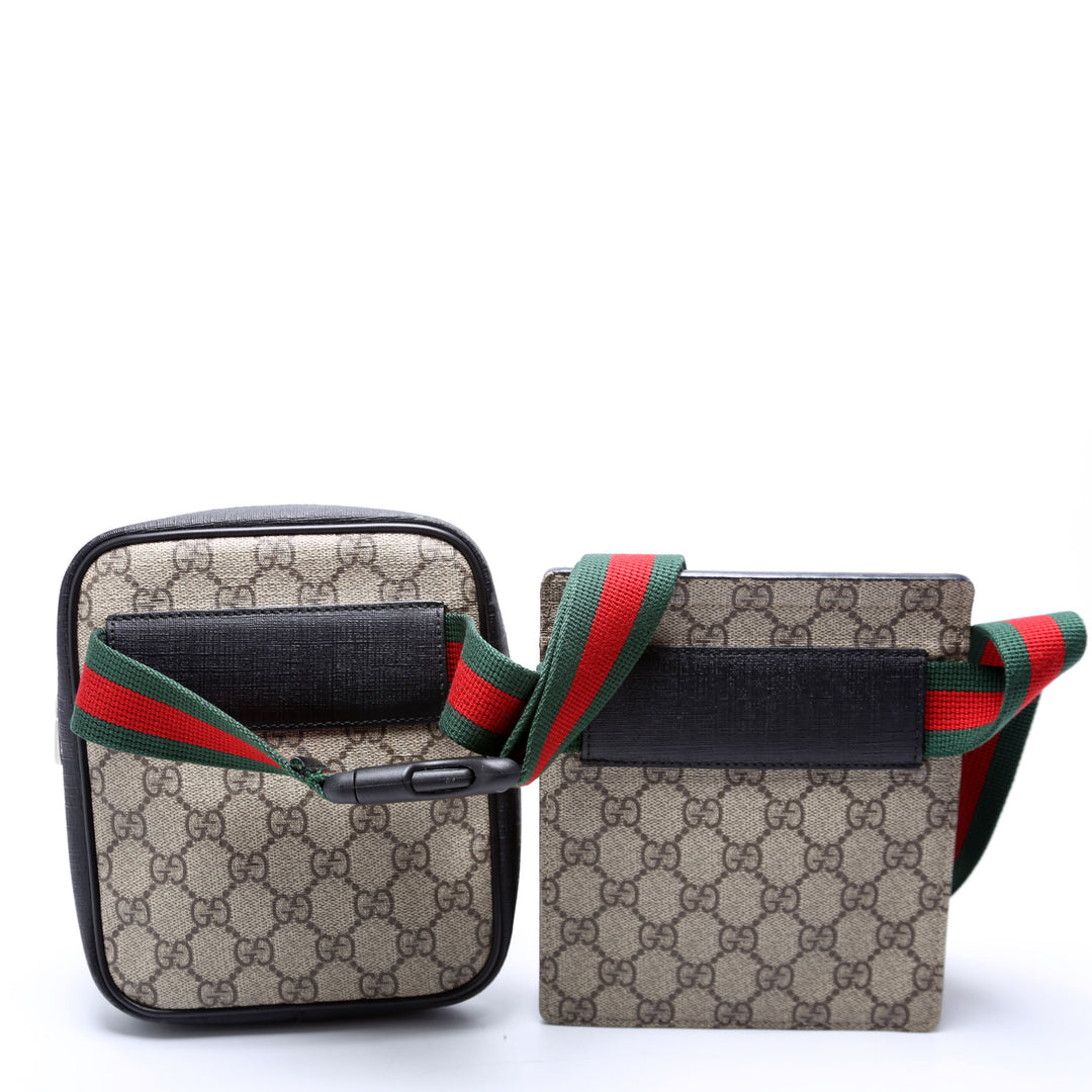 美品！GUCCI グッチ GGスプリーム ベルトバッグボディバッグ 450956 GUCCI】【オンライン限定】グッチ『GGスプリーム ベルトバッグ』450946