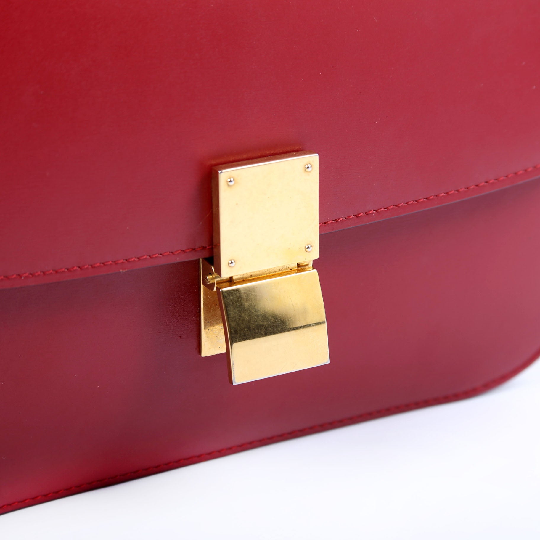 Classic Box Bag Medium Red