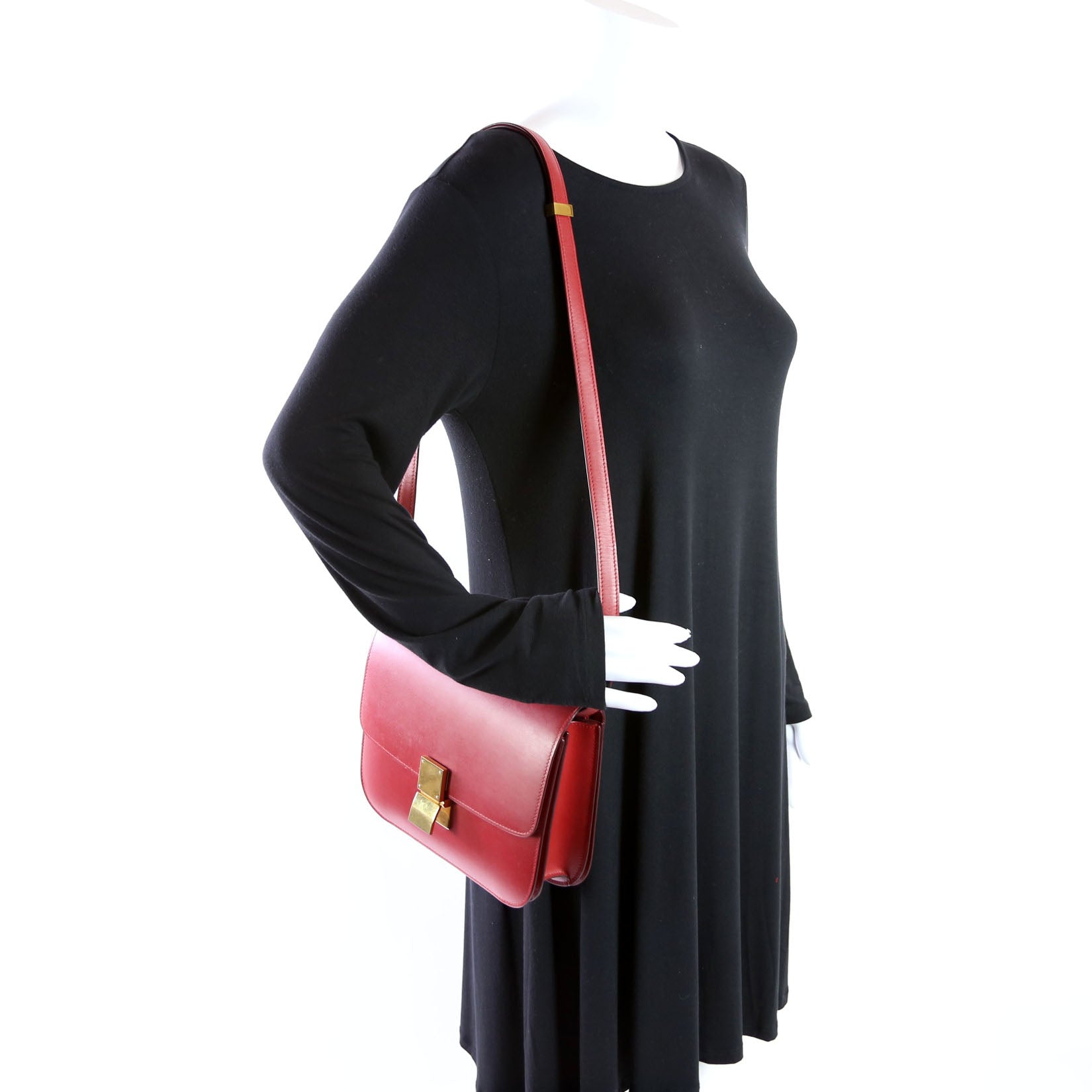 Classic Box Bag Medium Red