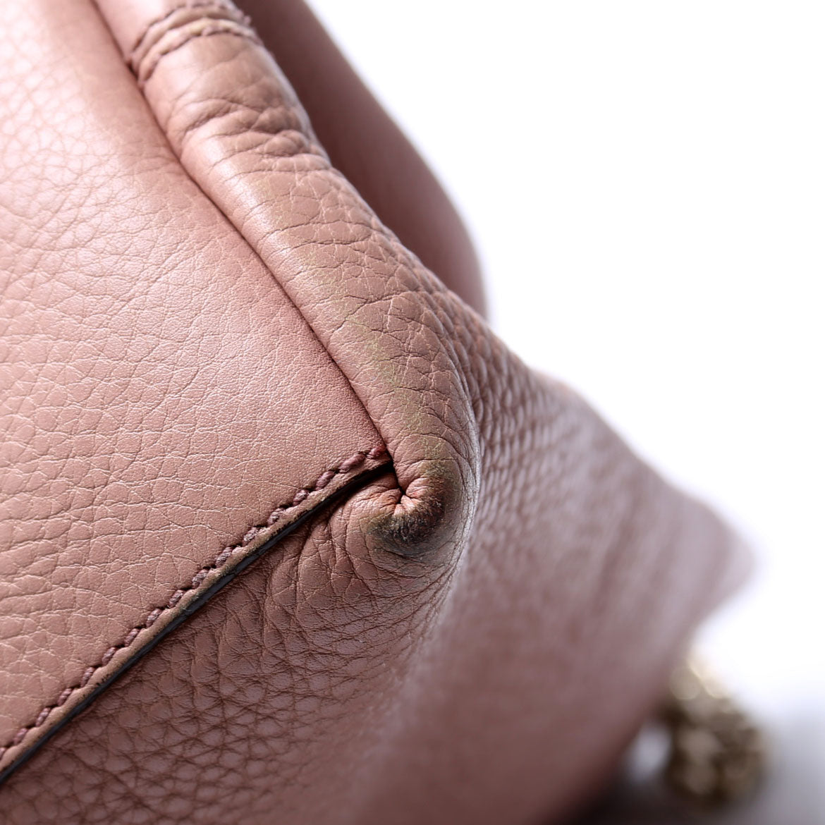 308982 Soho Leather Shoulder Medium Tan