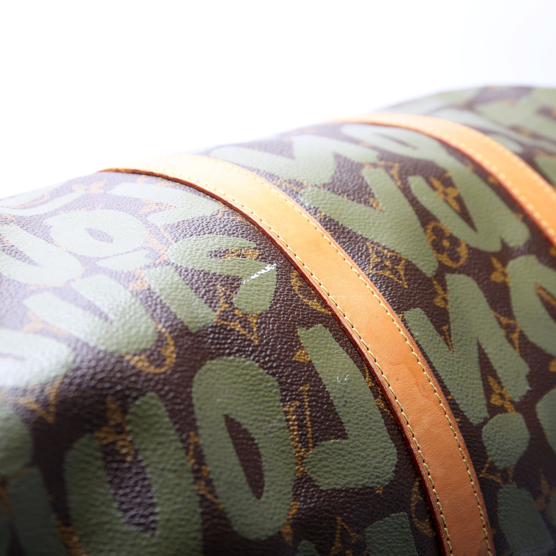 Keepall 50 Graffiti Monogram Green