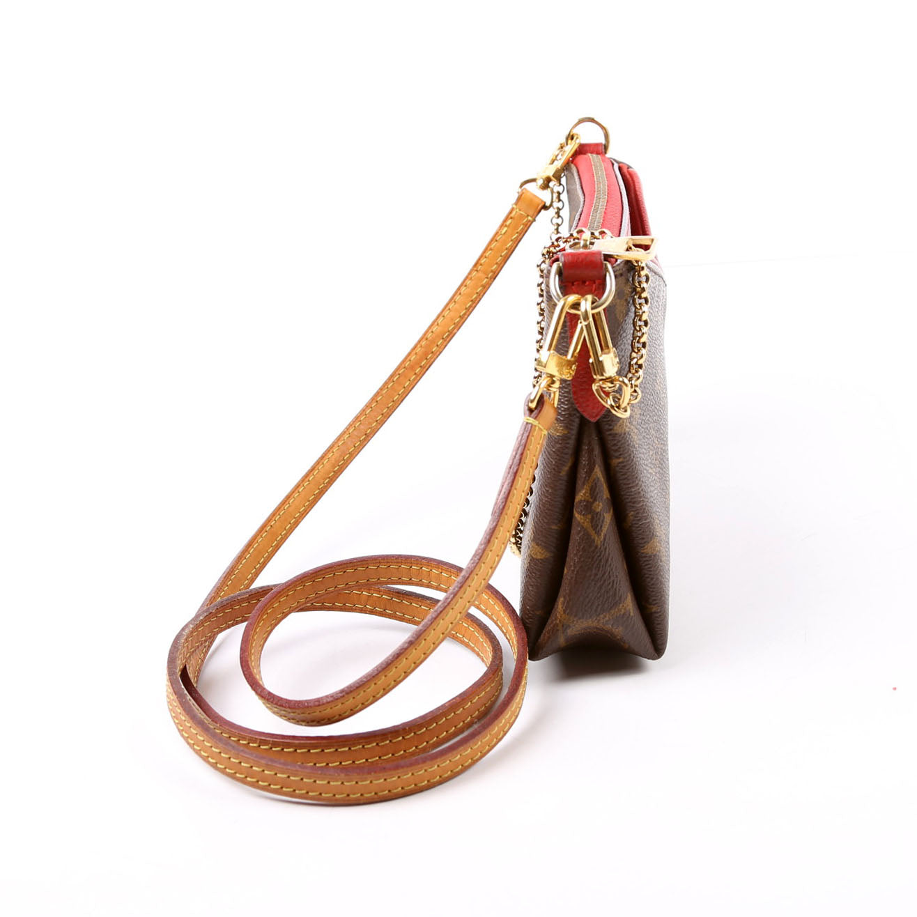 Pallas Clutch Monogram Red