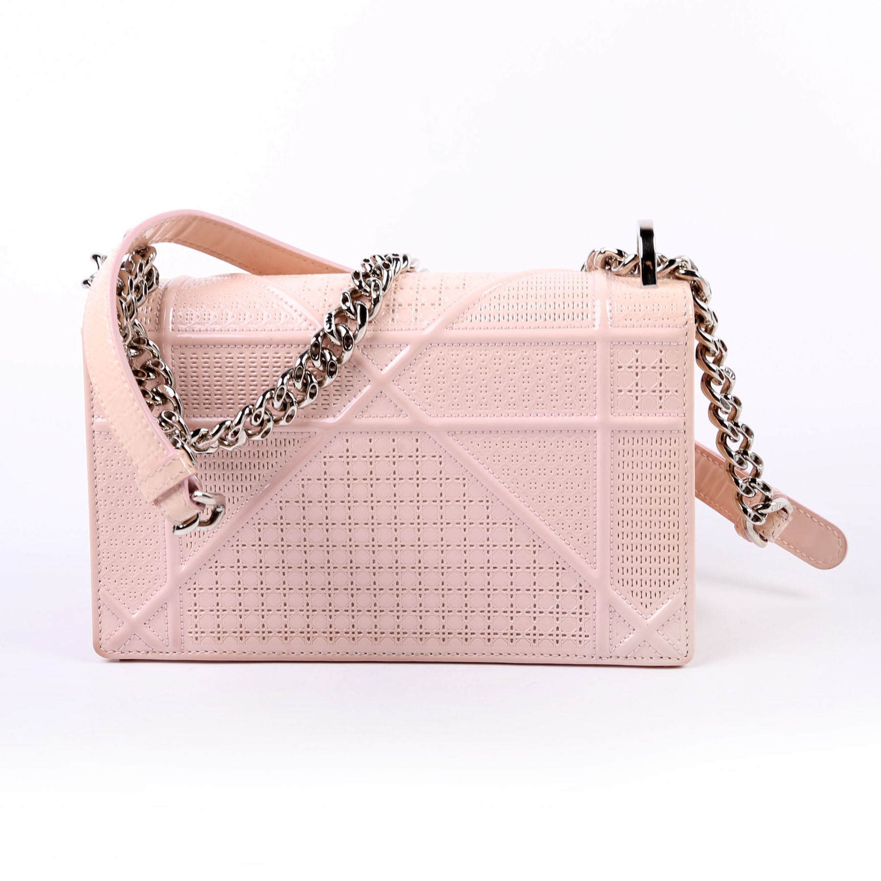 Diorama Patent Micro-Cannage Pink