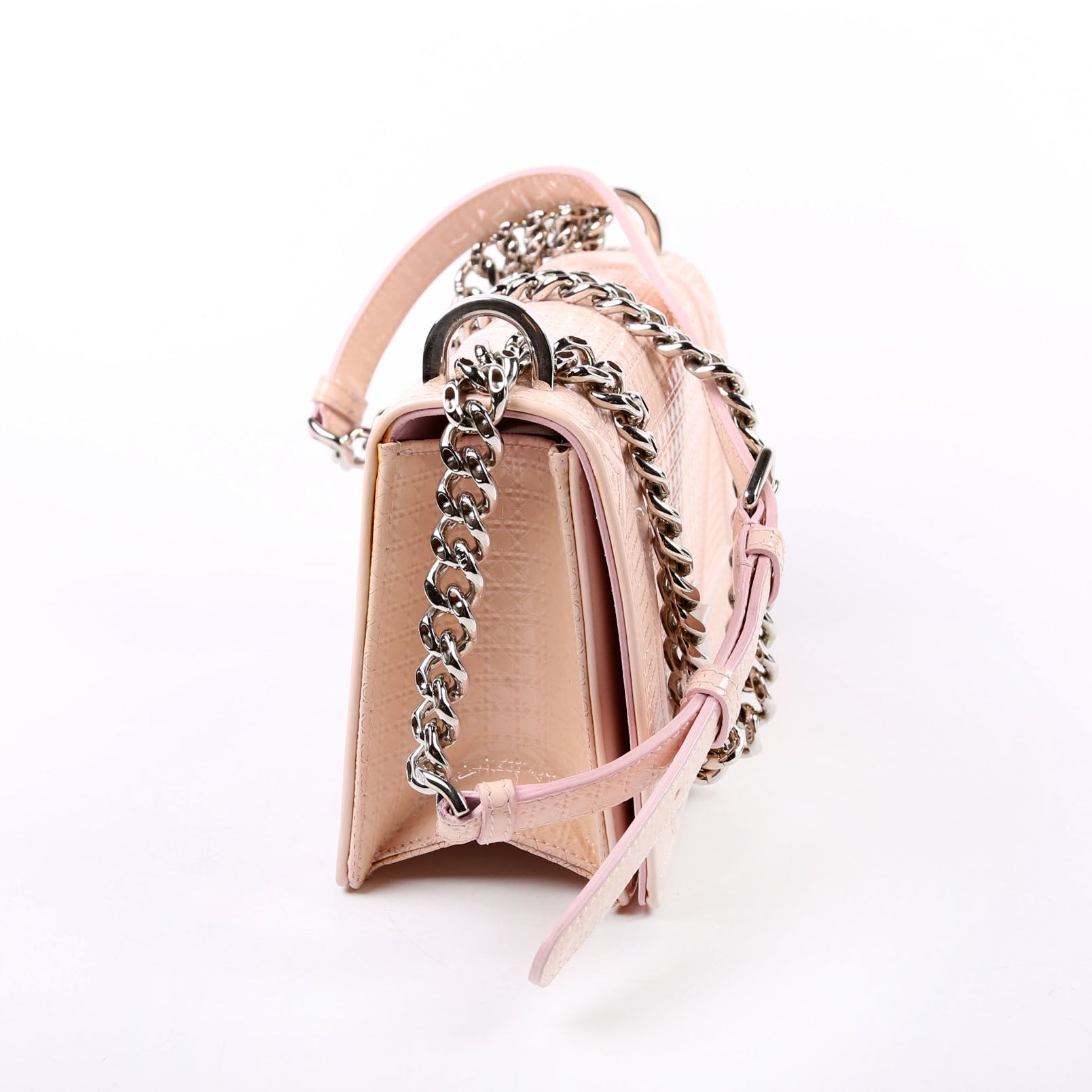 Diorama Patent Micro-Cannage Pink