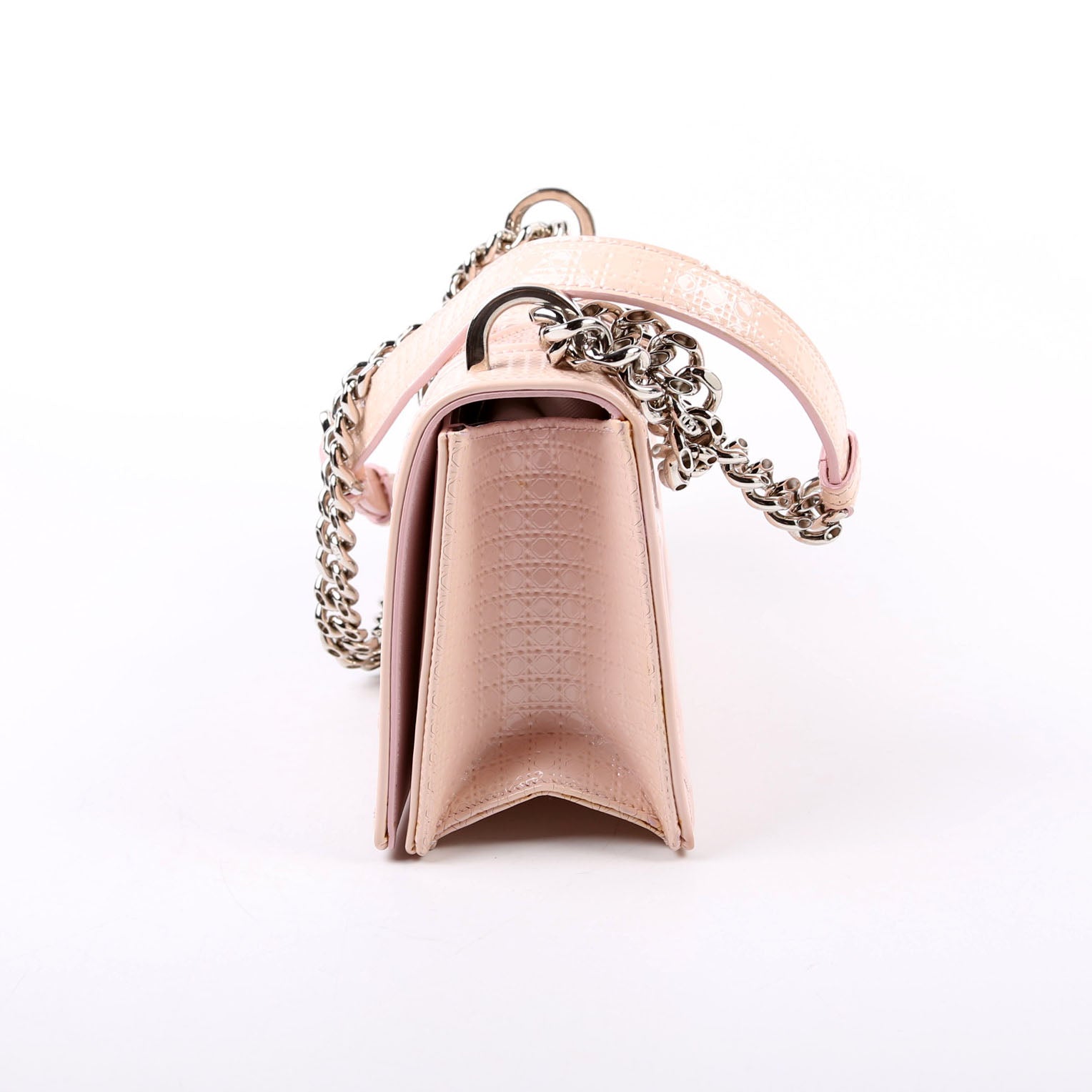 Diorama Patent Micro-Cannage Pink