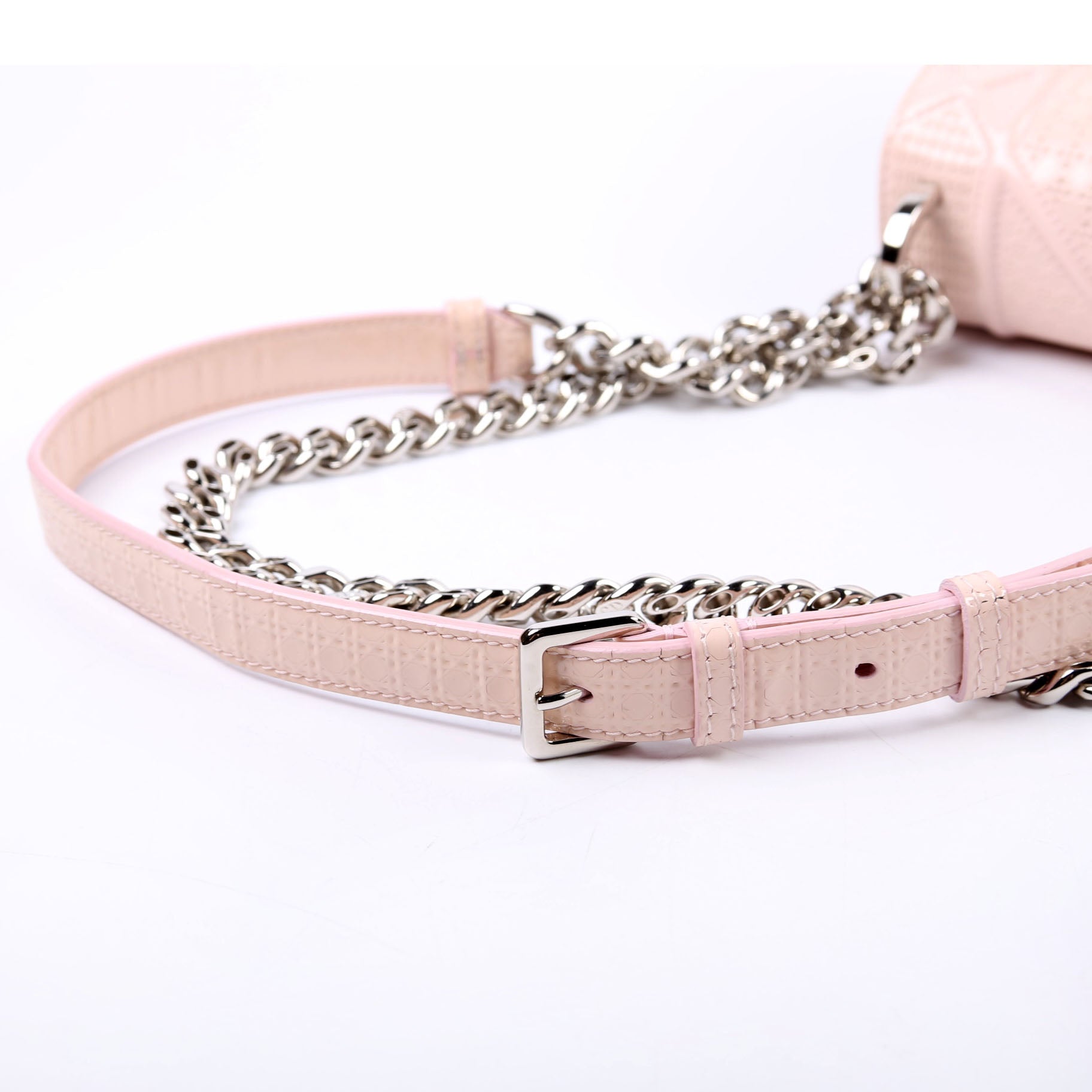 Diorama Patent Micro-Cannage Pink