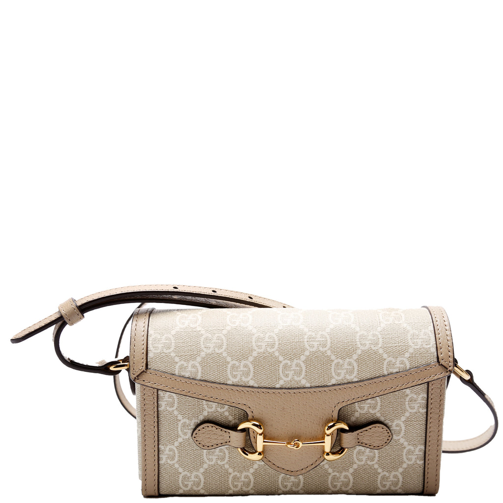 人気ブランドの 1955 699296 Horsebit Beige Bag Mini ヨガ・ピラティス