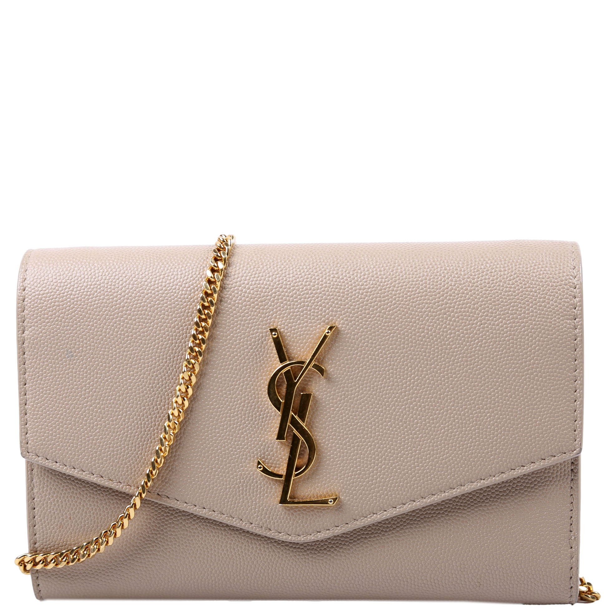 Uptown Chain Wallet Grain Taupe