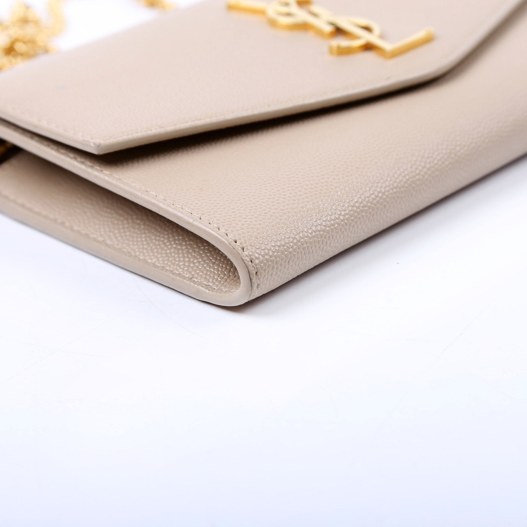 Uptown Chain Wallet Grain Taupe