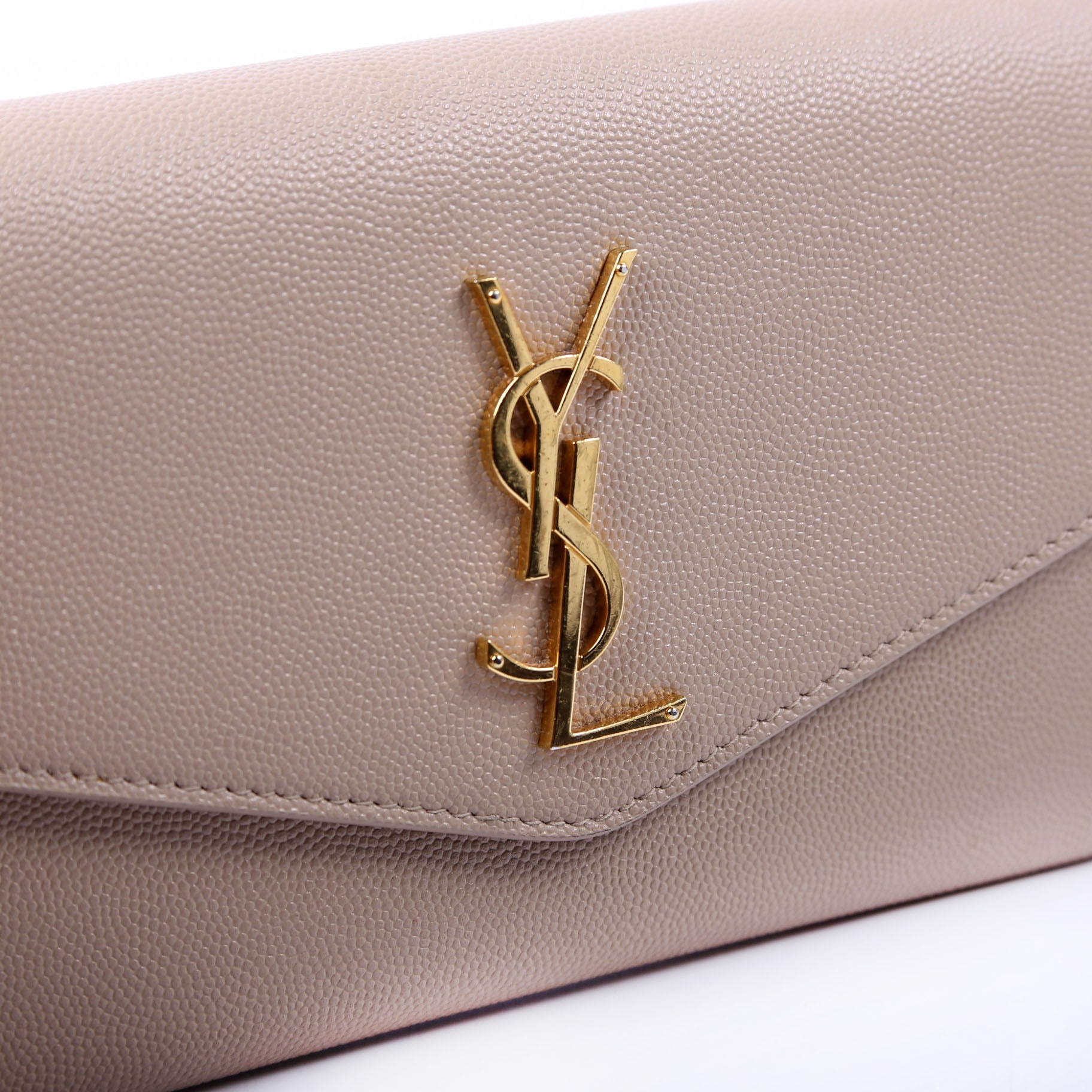 Uptown Chain Wallet Grain Taupe