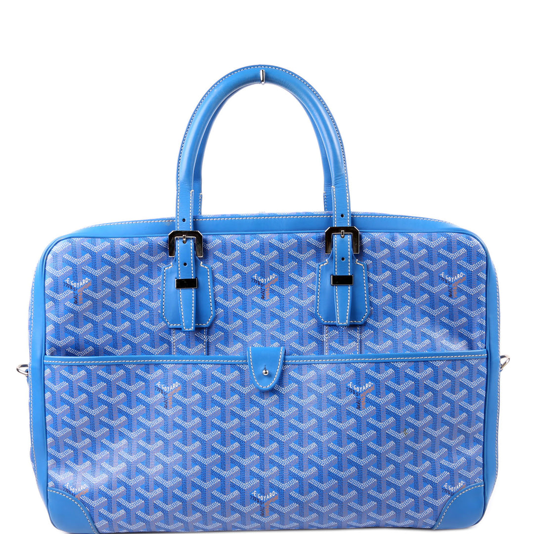 ◇SHUYEN BAG◇ Bag in bag / GOYARD・AMBASSADE MM 用 GOYARD Ambassade MM White Herringbone Business Bag Briefcase