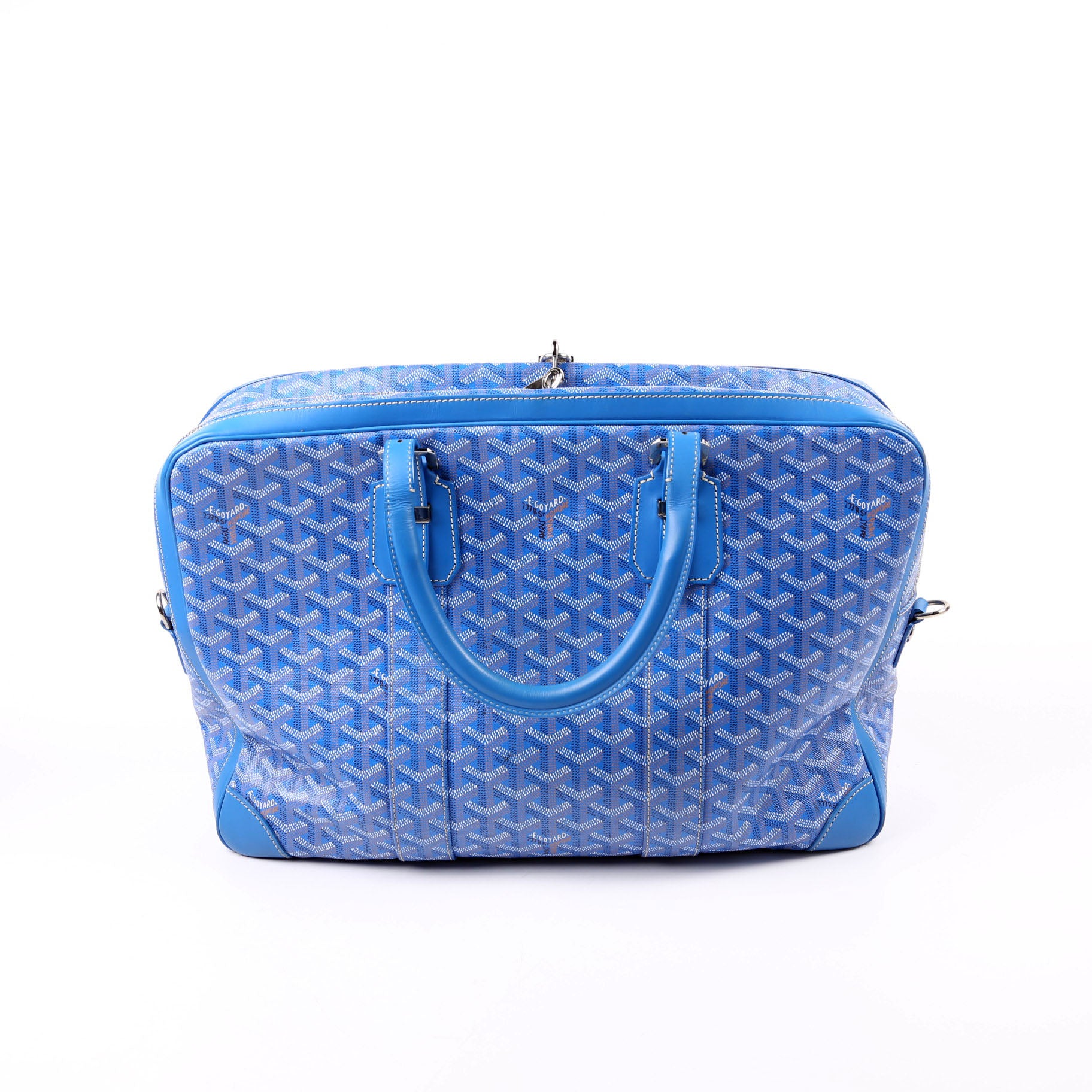 Ambassade MM Briefcase Goyardine Canvas Blue