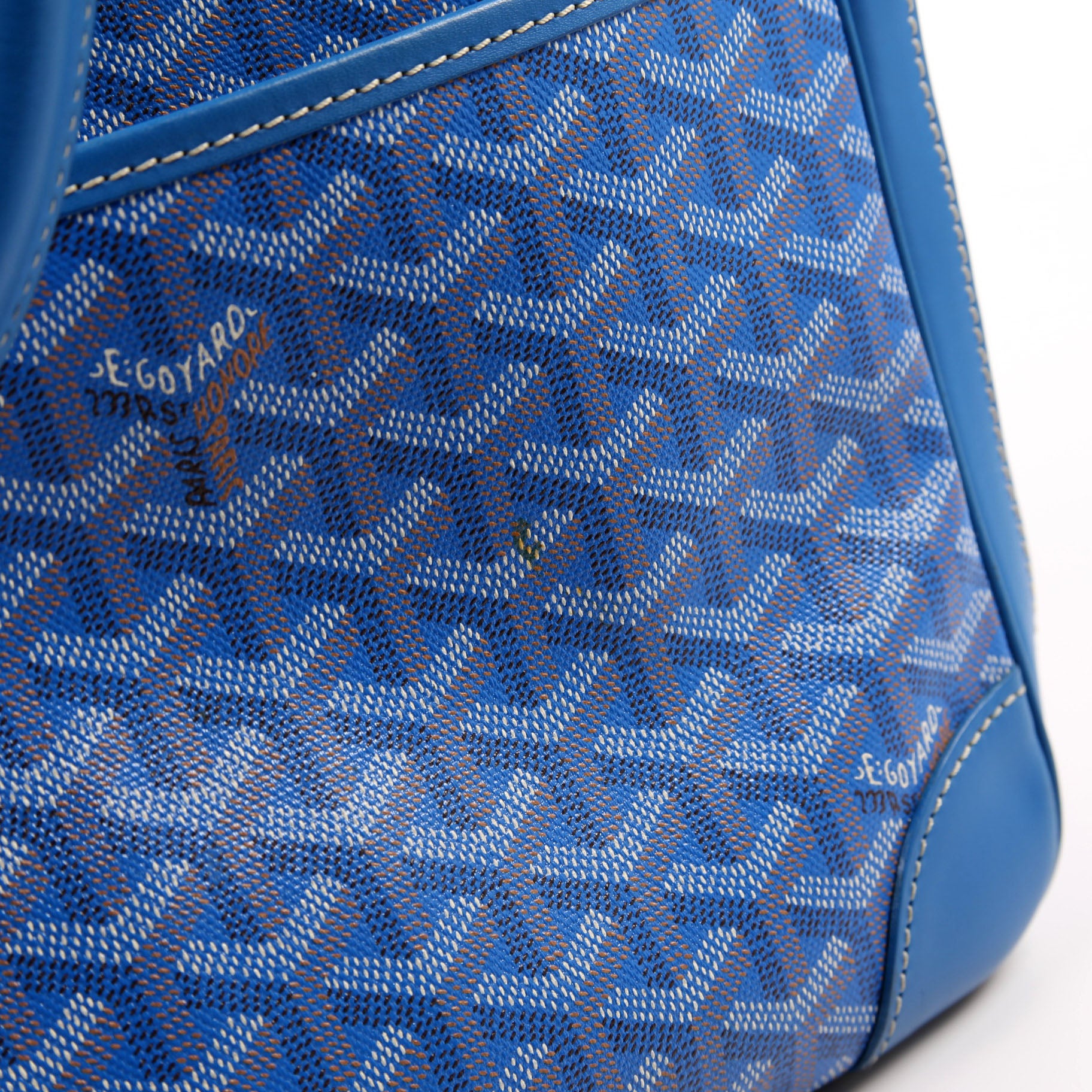 Ambassade MM Briefcase Goyardine Canvas Blue