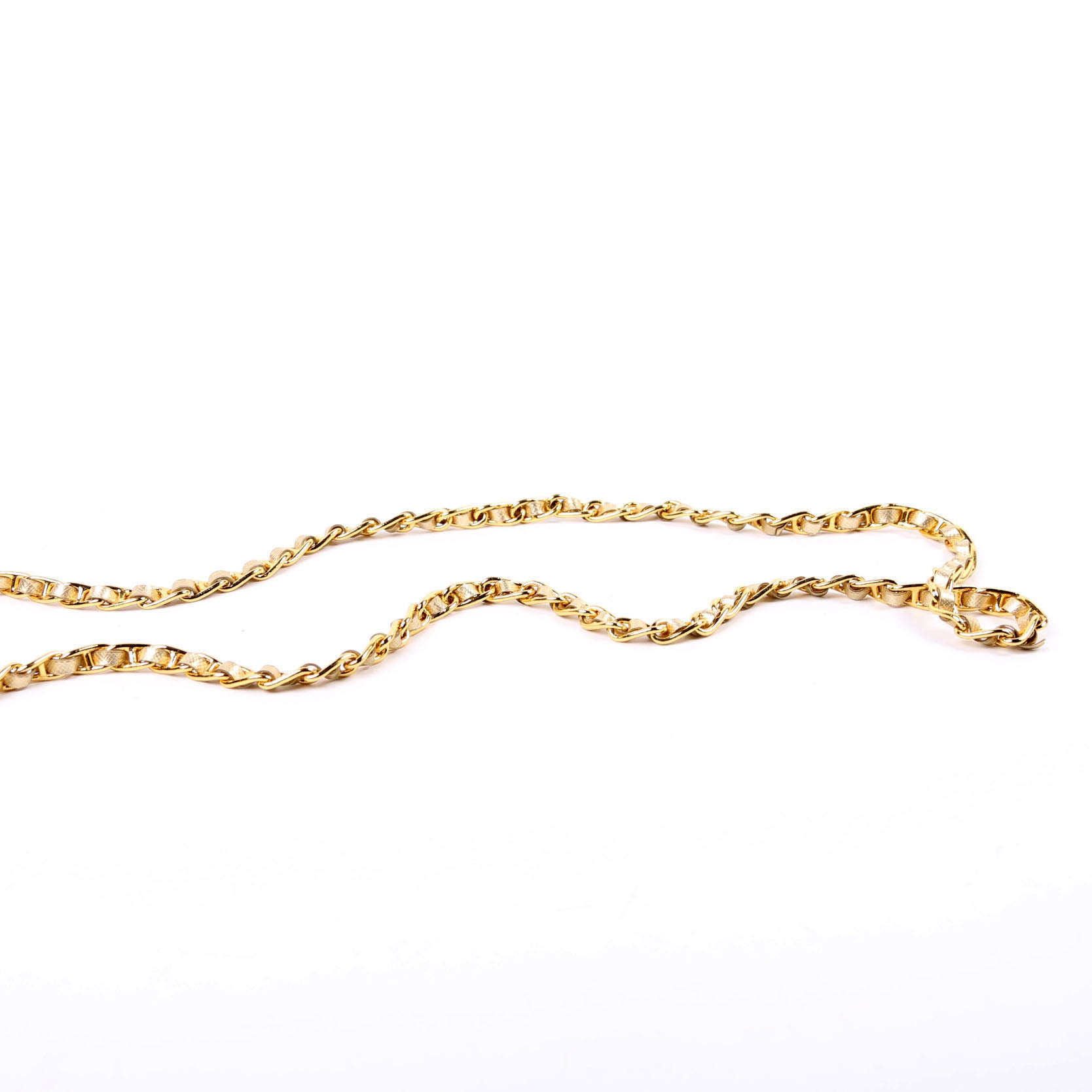 Saffiano Chain Wallet 1MT290 Gold
