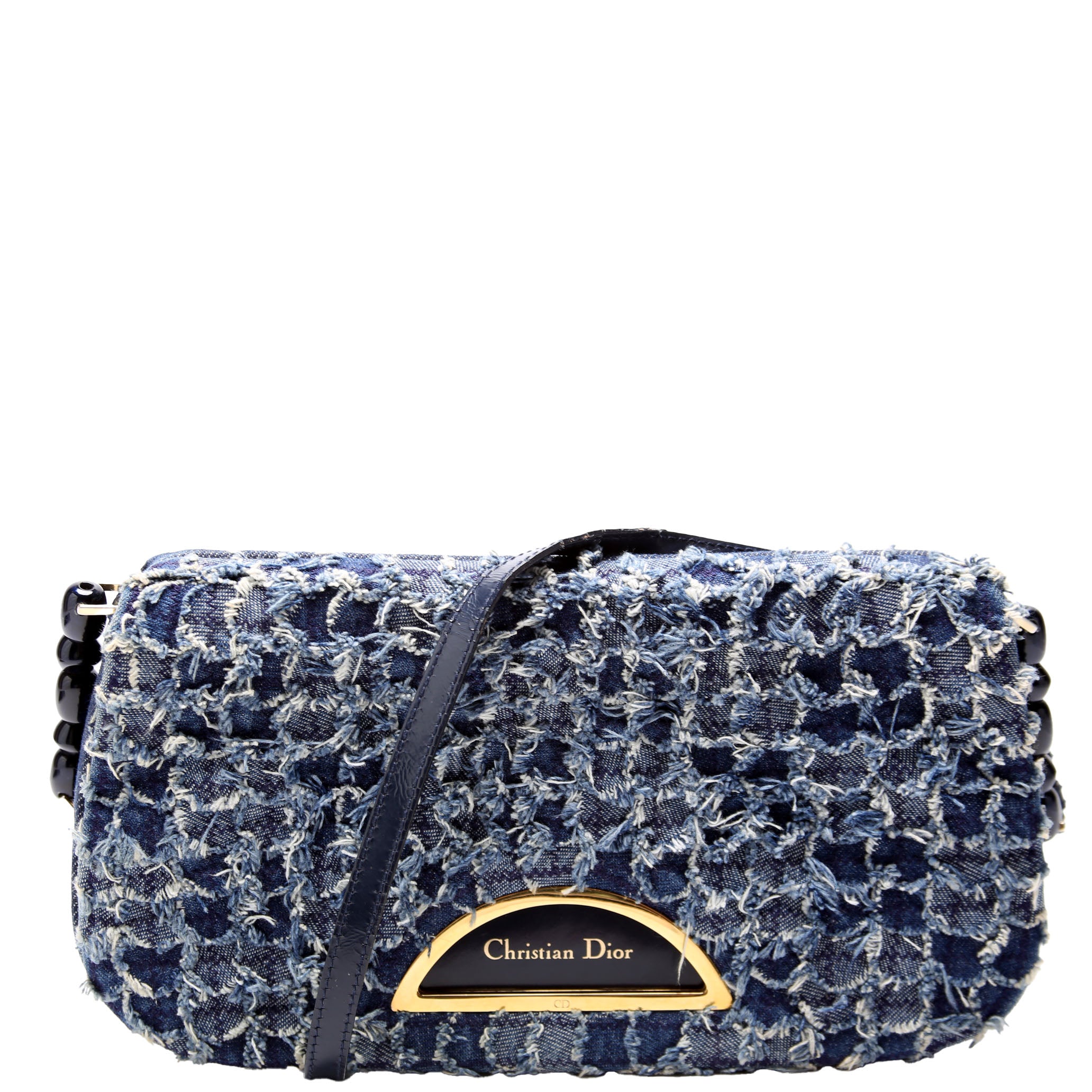 Malice Denim Shoulder Bag Blue