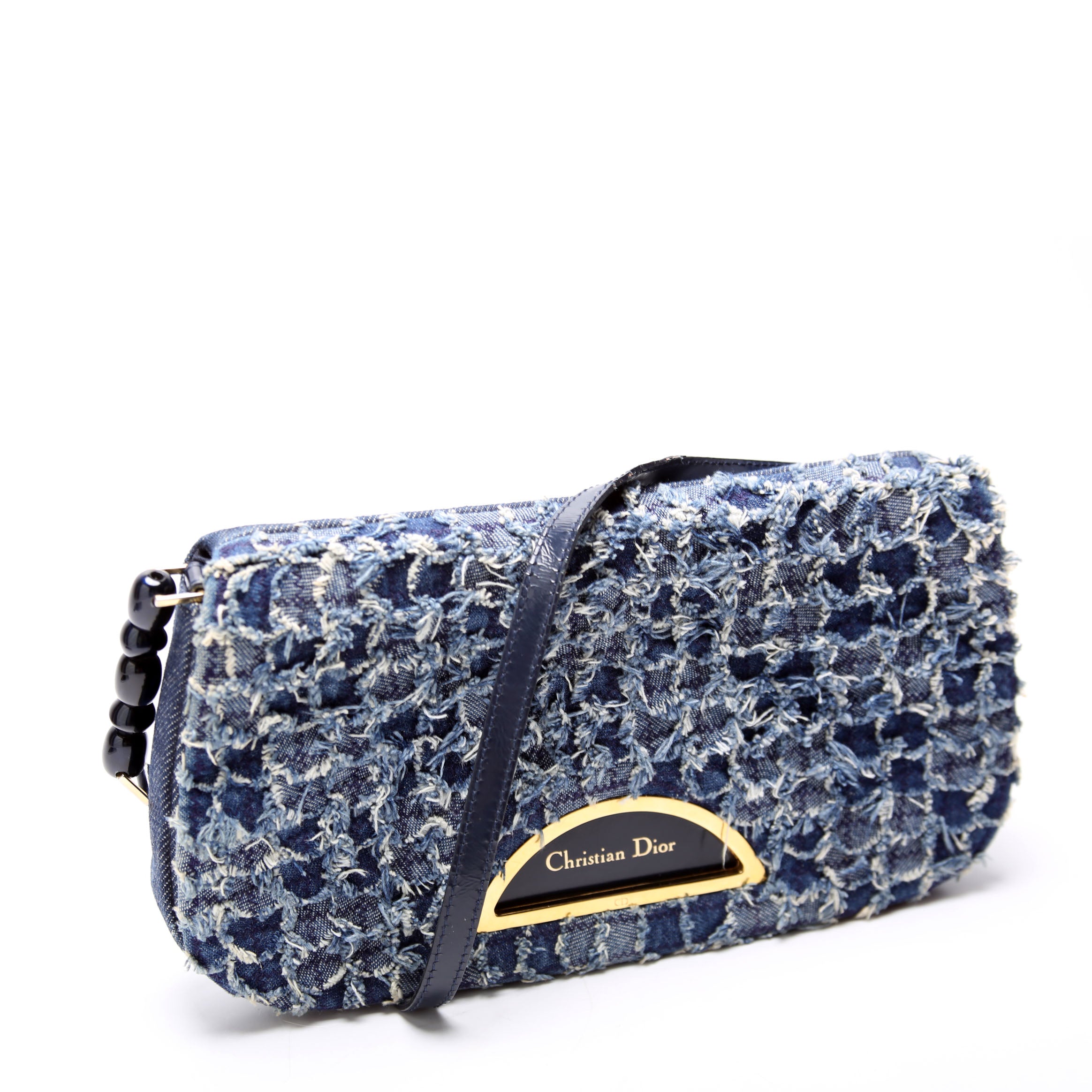 Malice Denim Shoulder Bag Blue
