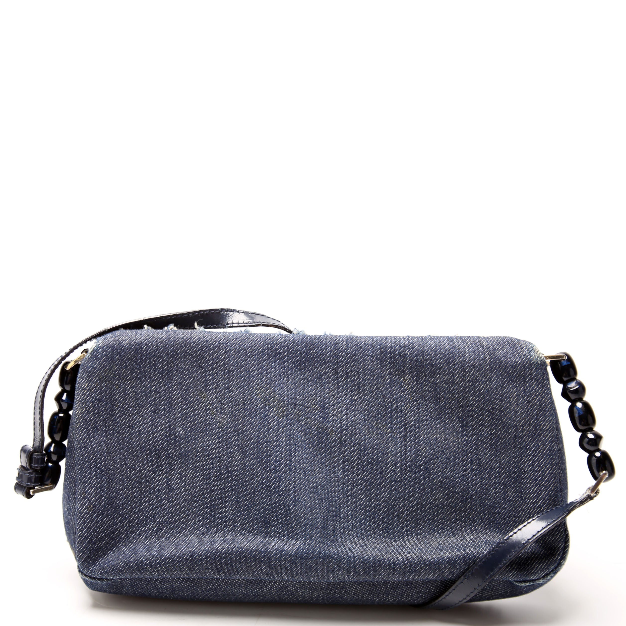Malice Denim Shoulder Bag Blue