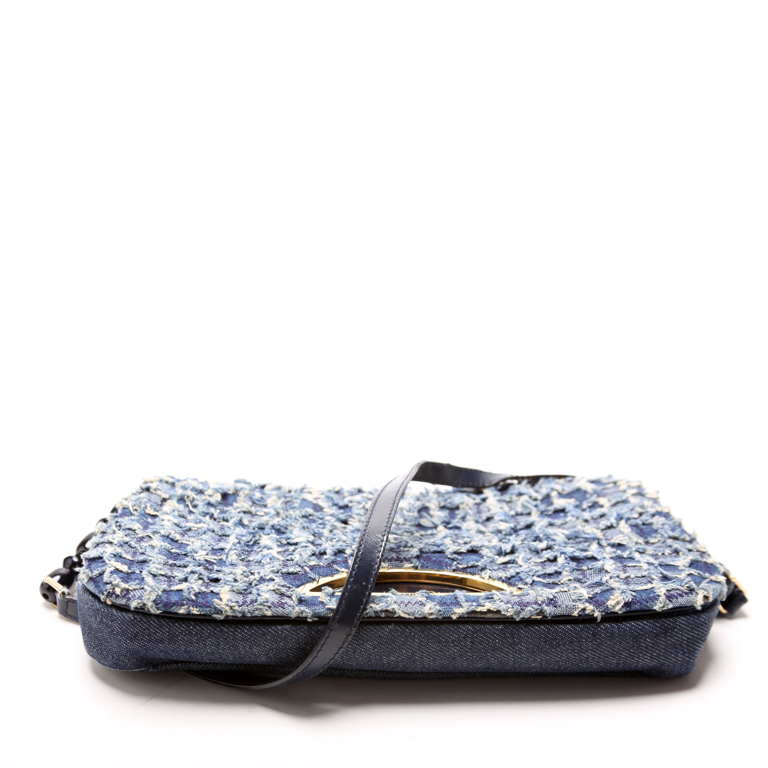 Malice Denim Shoulder Bag Blue