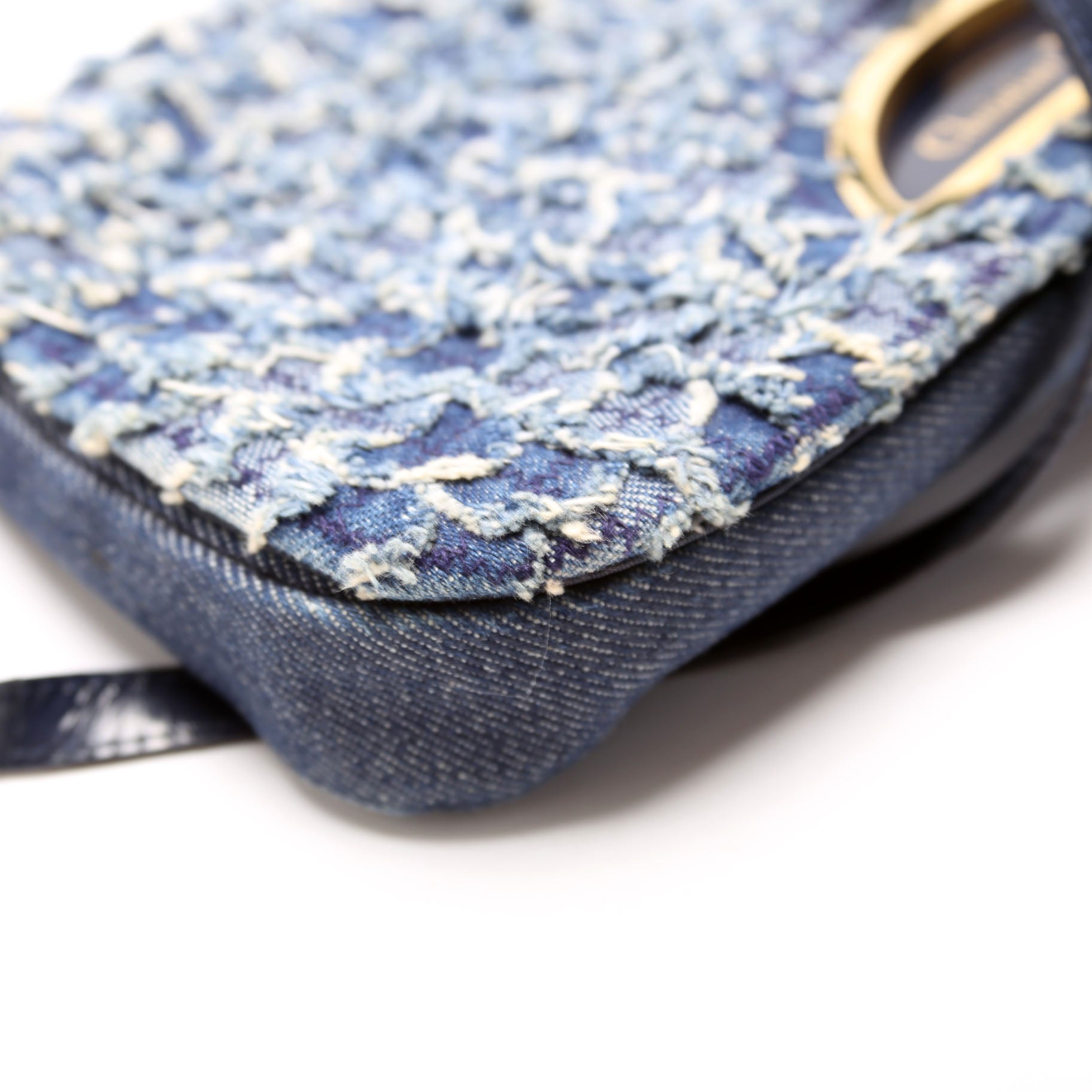Malice Denim Shoulder Bag Blue