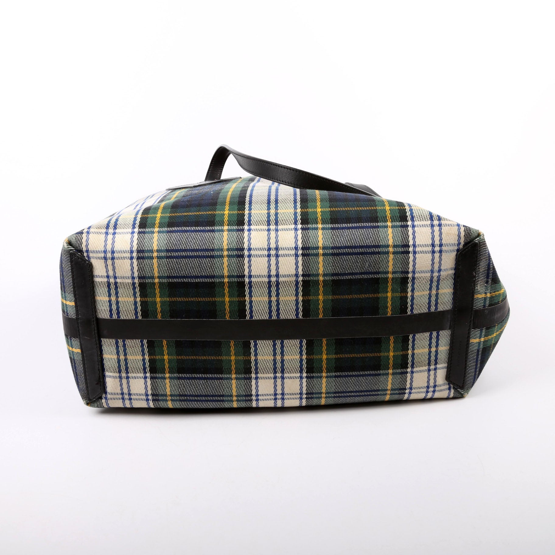 Vintage Check Large Reversible Tote Black/Multicolor