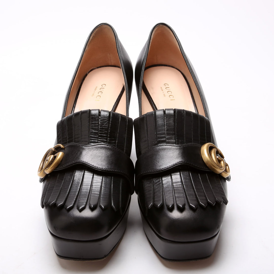 Marmont Fringe Pumps Size 39.5 Black