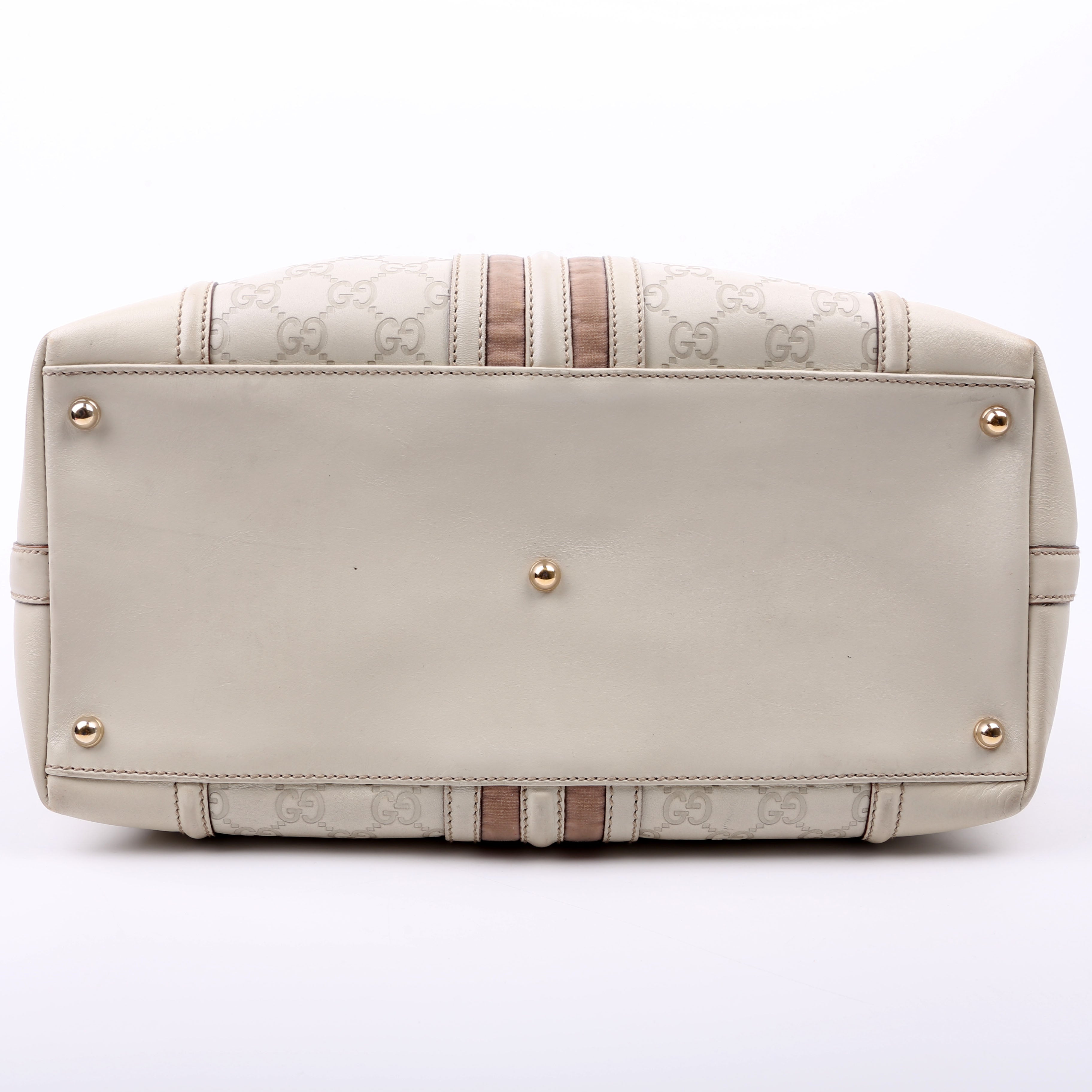 GG Treasure Boston Bag White