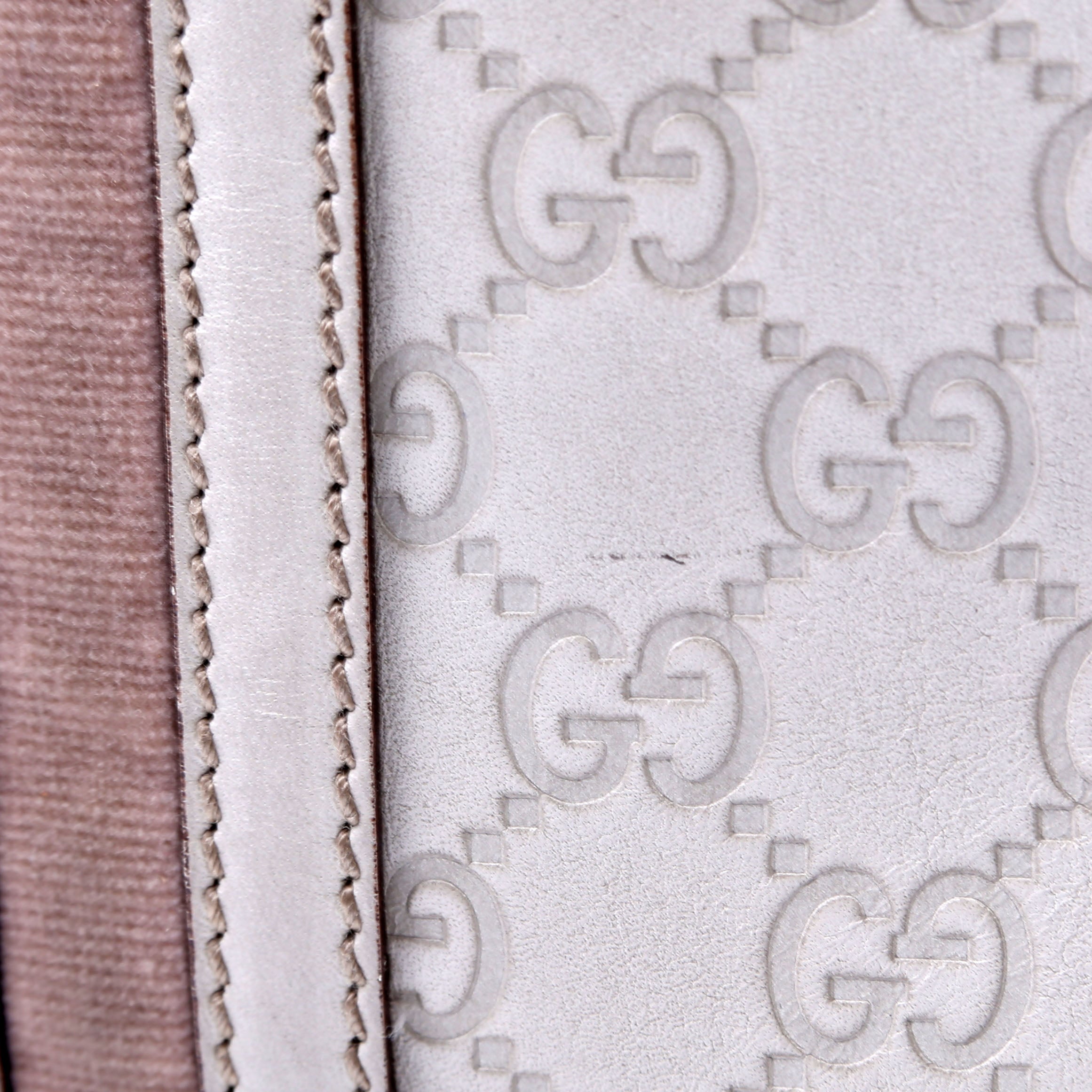 GG Treasure Boston Bag White